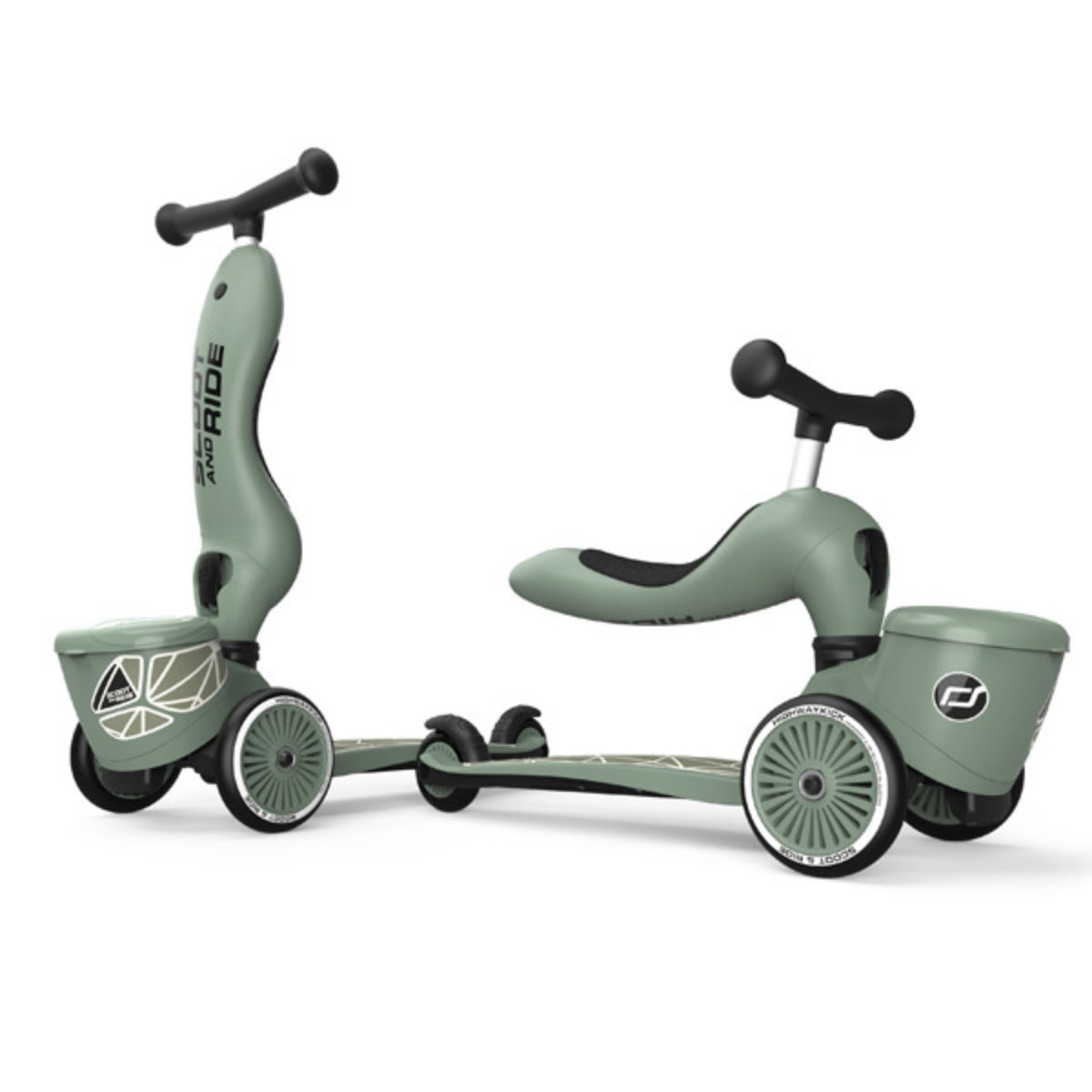 Scoot & Ride Highwaykick 1 Lifestyle - Green Lines