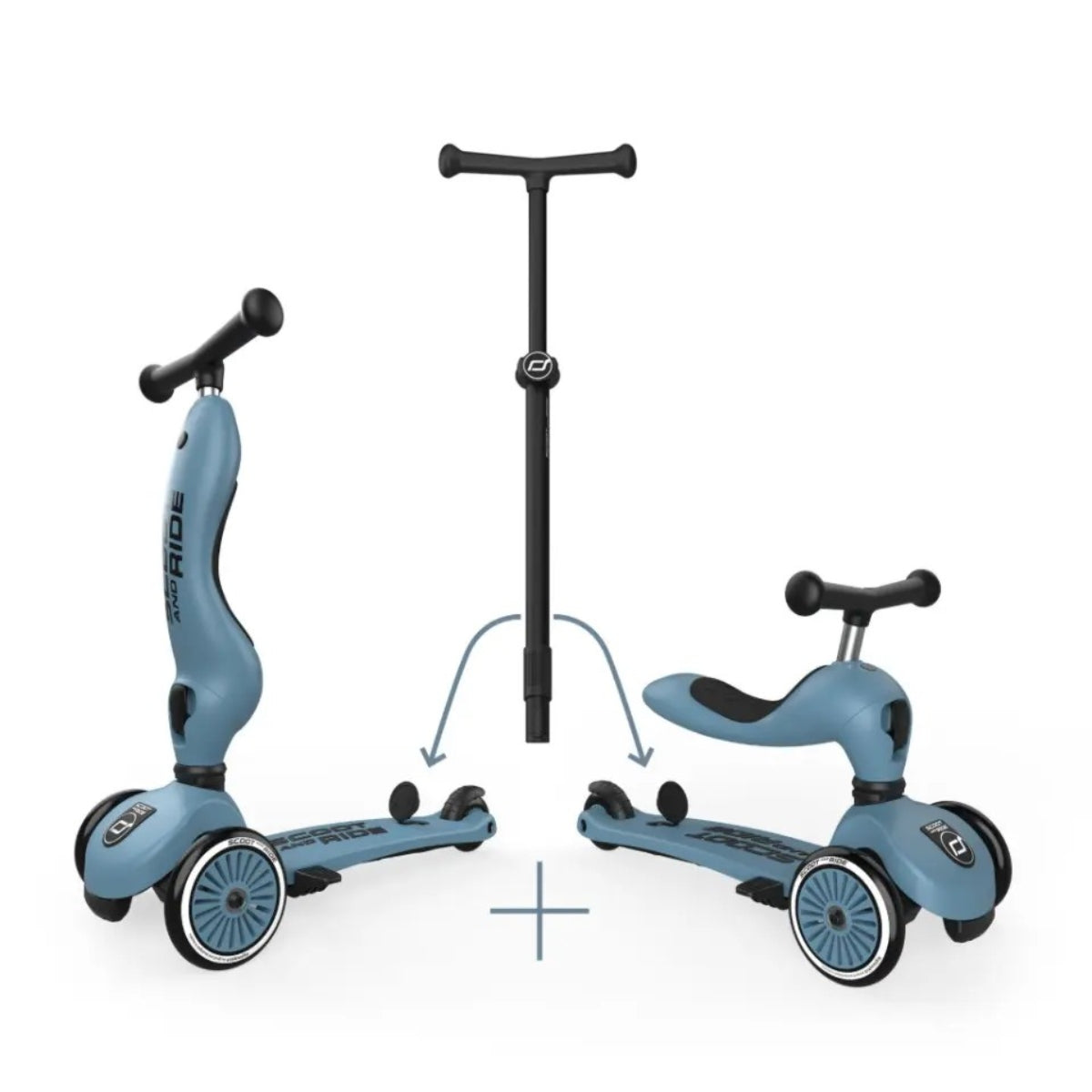 Scoot & Ride Highwaykick 1 Push & Go Steel