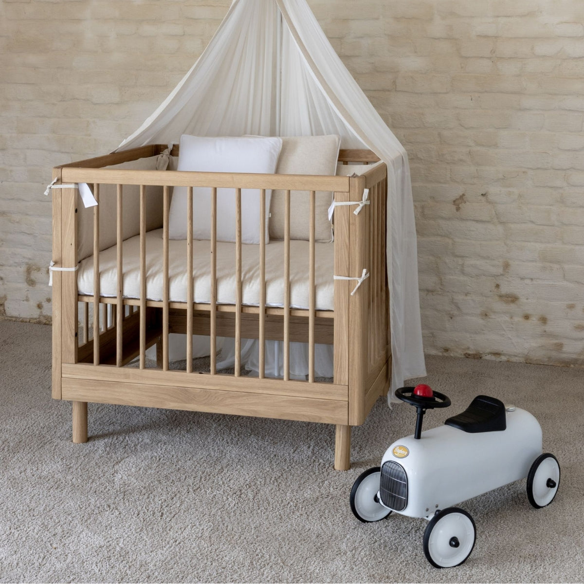 VIPACK JAXX FORREST baby playpen 95 x 75cm oak