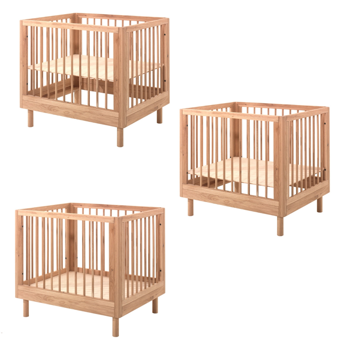 VIPACK JAXX FORREST baby playpen 95 x 75cm oak