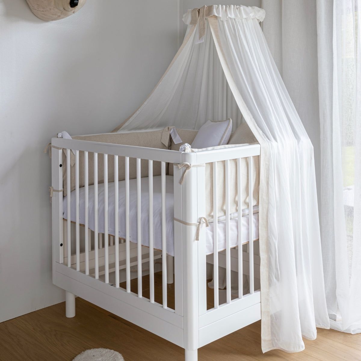 VIPACK JAXX FORREST baby playpen 95 x 75cm beech white