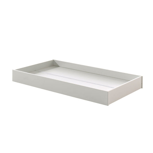 vipack toddler bed underbed drawer white on plain white background